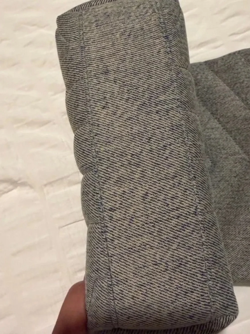 YSL Denim Chevron Bag